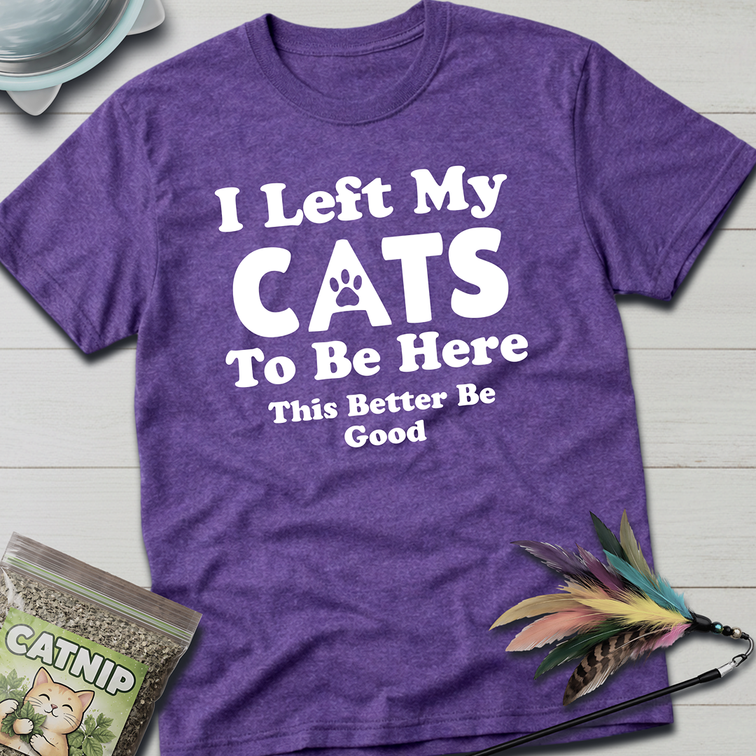 I Left My Cats T-Shirt
