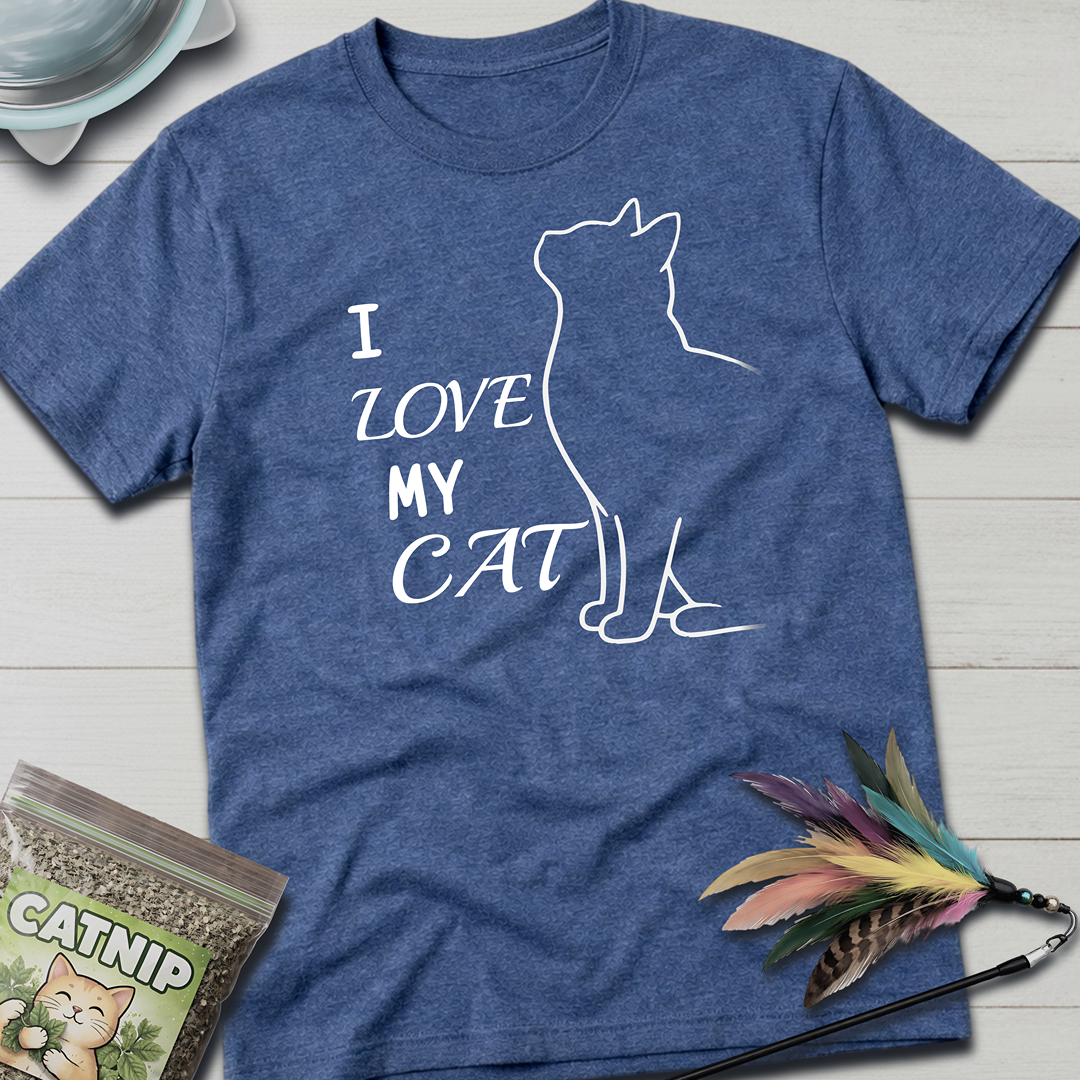 I Love My Cat T-Shirt