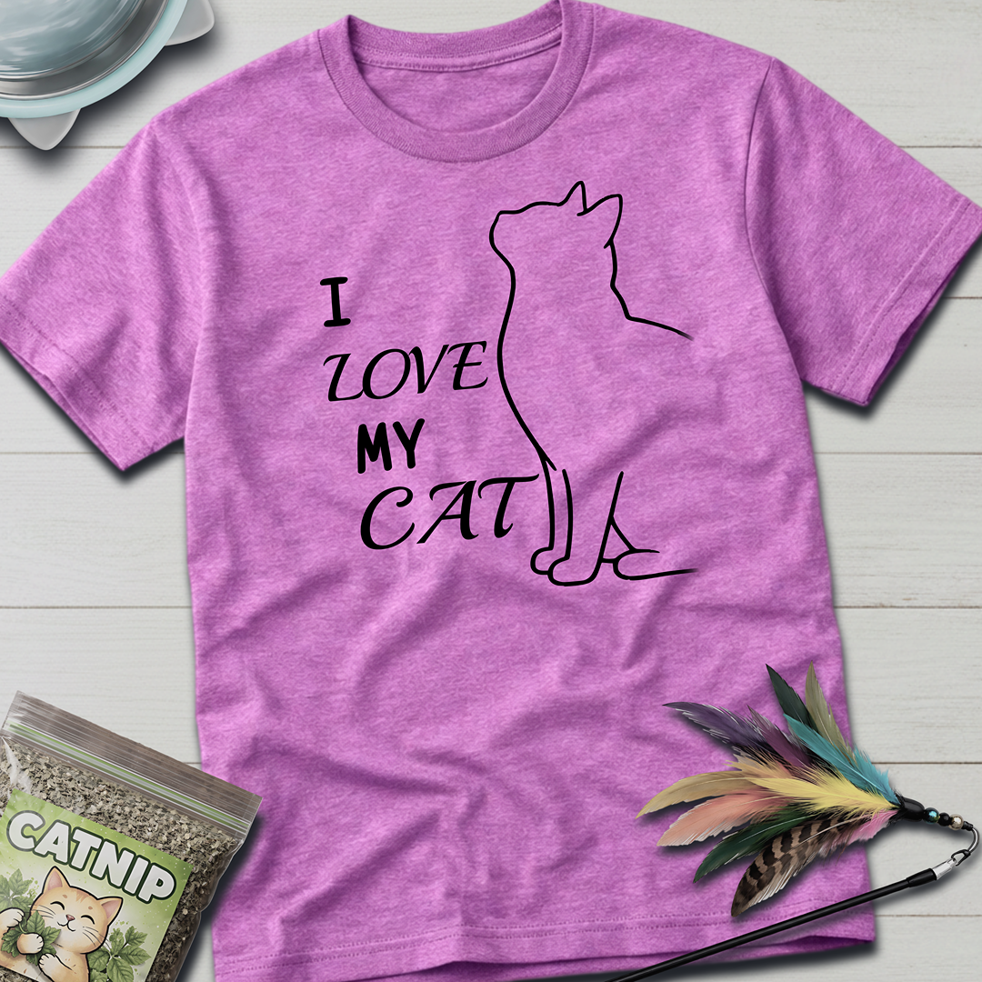I Love My Cat T-Shirt