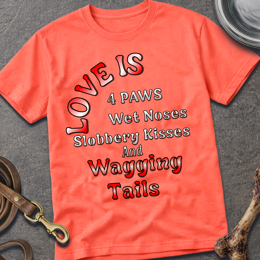 Love is 4 Paws- color T-Shirt