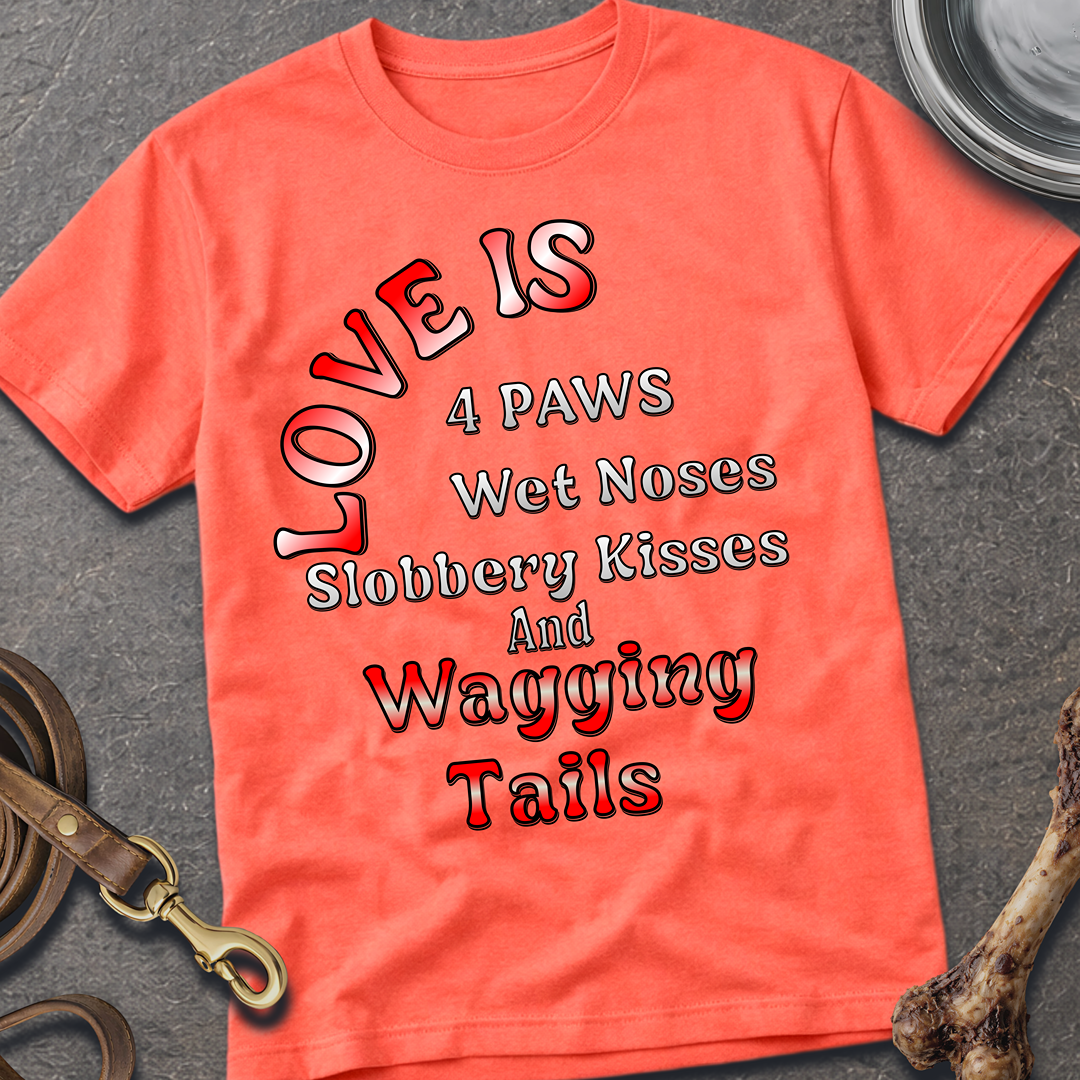 Love is 4 Paws- color T-Shirt