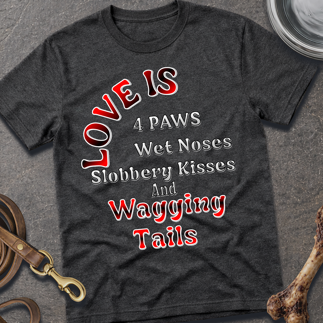 Love is 4 Paws- color T-Shirt
