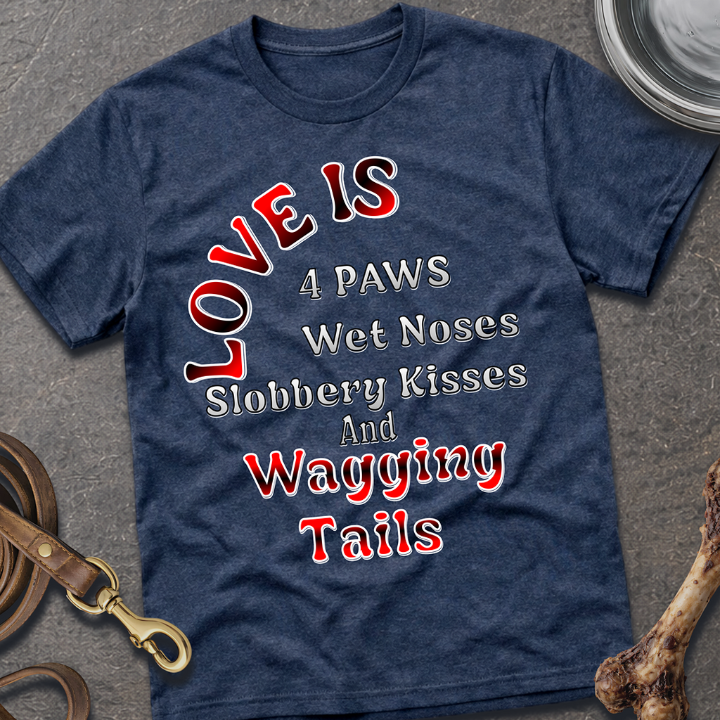 Love is 4 Paws- color T-Shirt