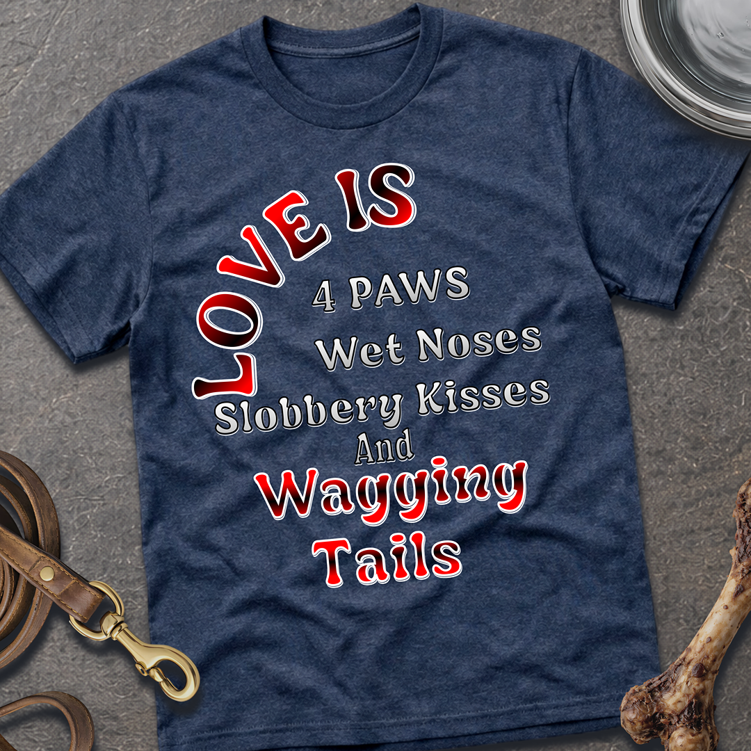 Love is 4 Paws- color T-Shirt