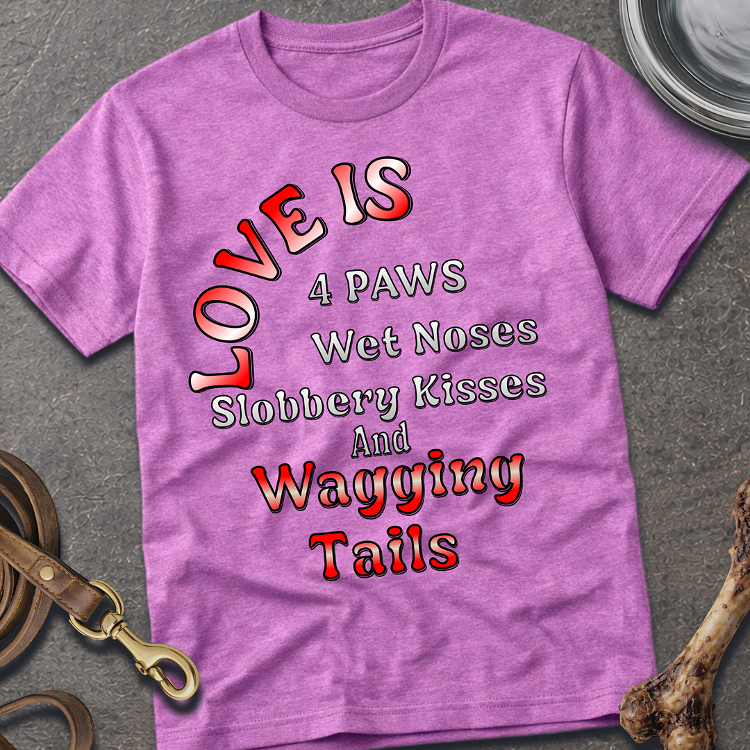 Love is 4 Paws- color T-Shirt