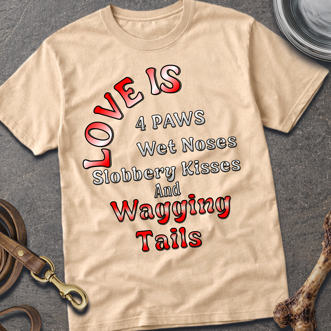 Love is 4 Paws- color T-Shirt