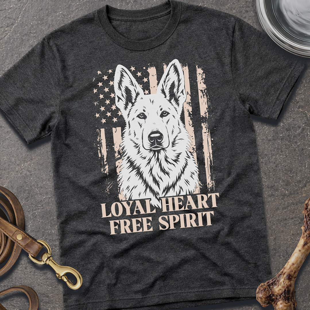 Loyal Heart Shepherd T-Shirt - Dark Heather Grey