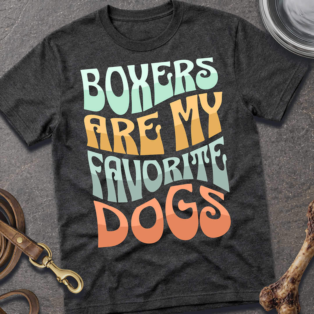 My Favorite Dogs- Boxer T-Shirt
