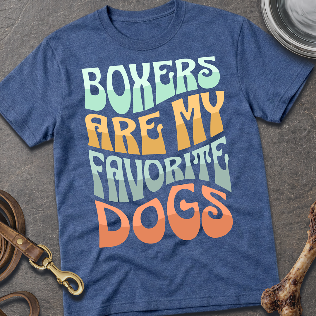 My Favorite Dogs- Boxer T-Shirt