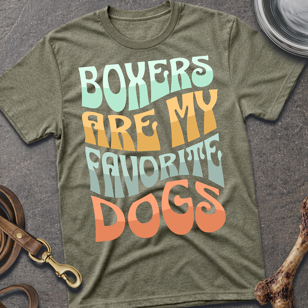 My Favorite Dogs- Boxer T-Shirt