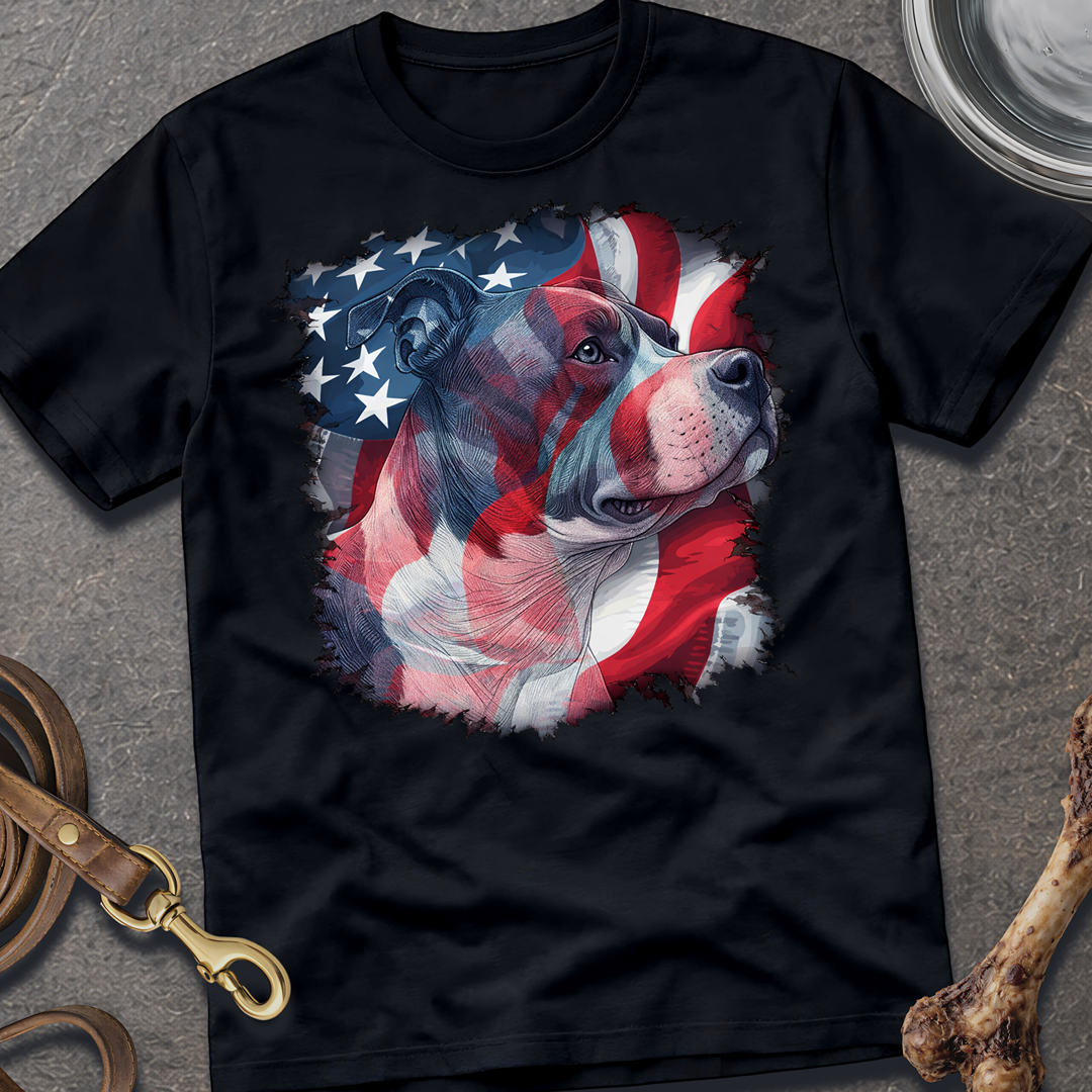 Patriotic Pittie T-Shirt