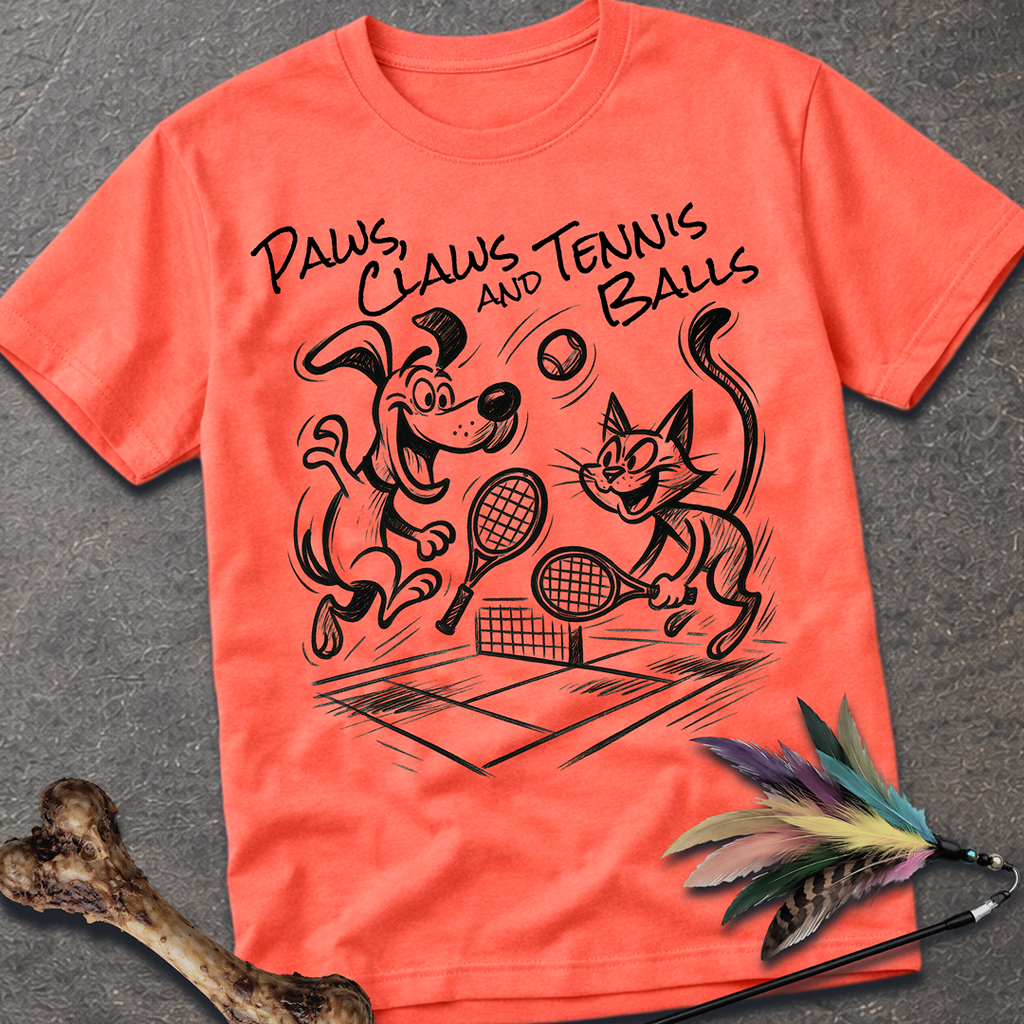 Paws, Claws and Tennis Balls T-Shirt