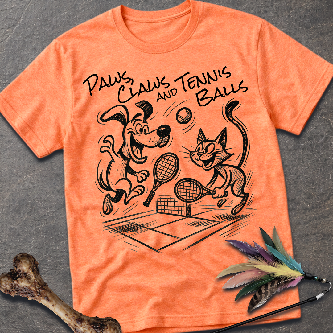 Paws, Claws and Tennis Balls T-Shirt