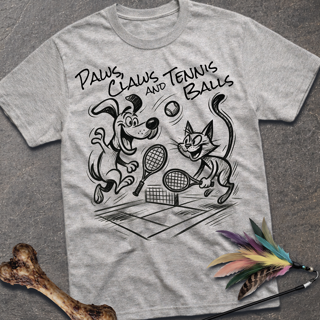 Paws, Claws and Tennis Balls T-Shirt