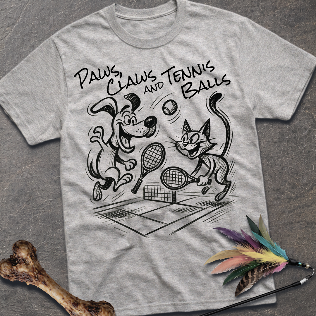 Paws, Claws and Tennis Balls T-Shirt
