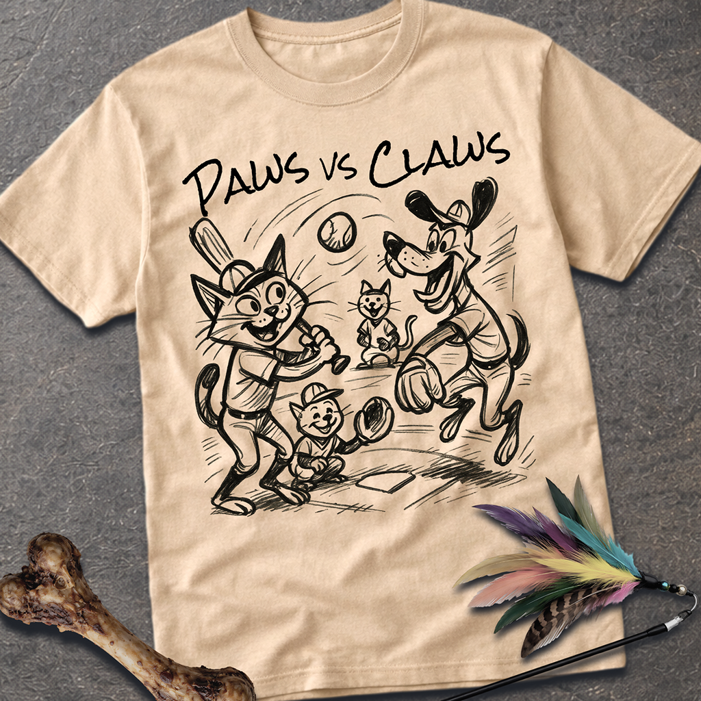 Paws vs Claws T-Shirt