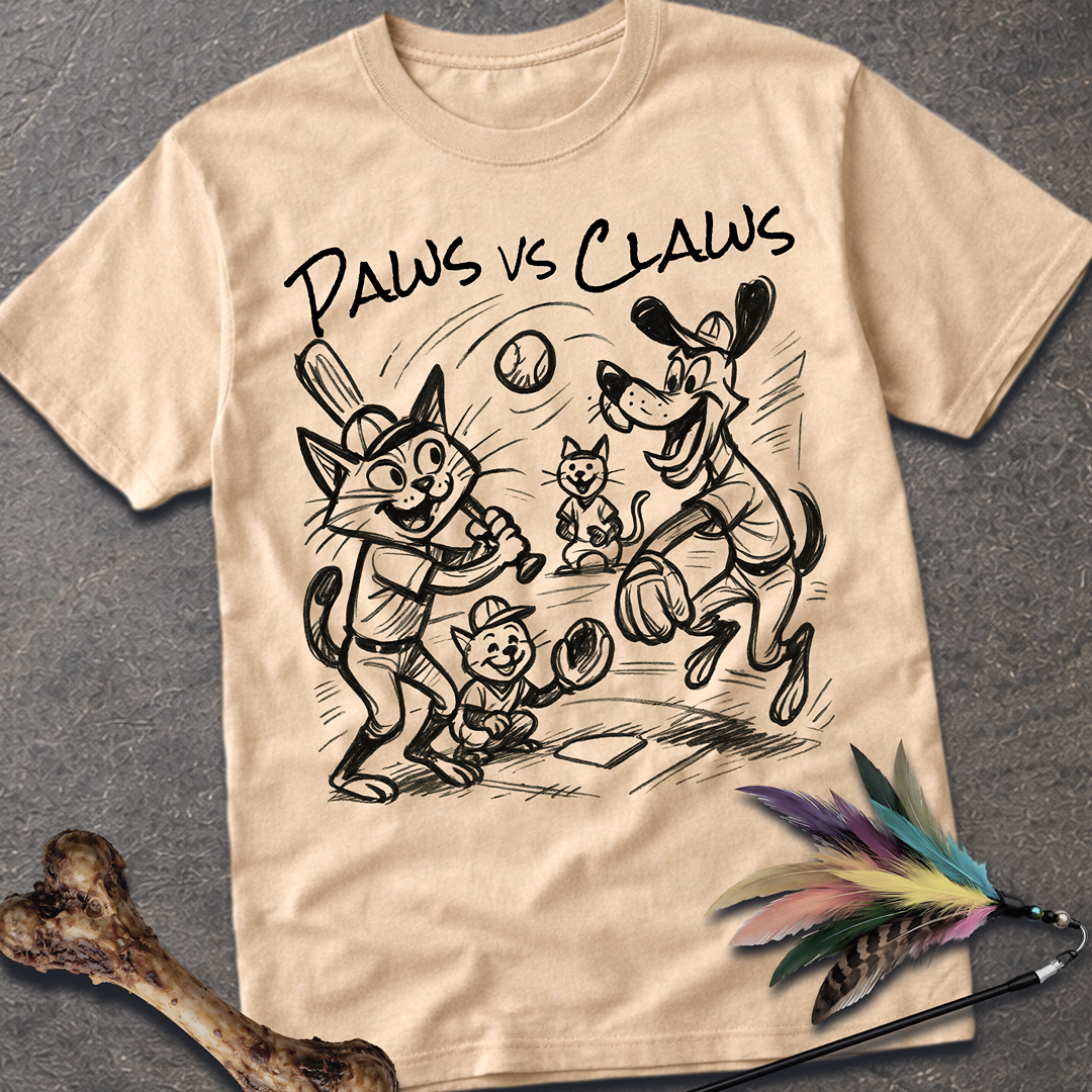 Paws vs Claws T-Shirt