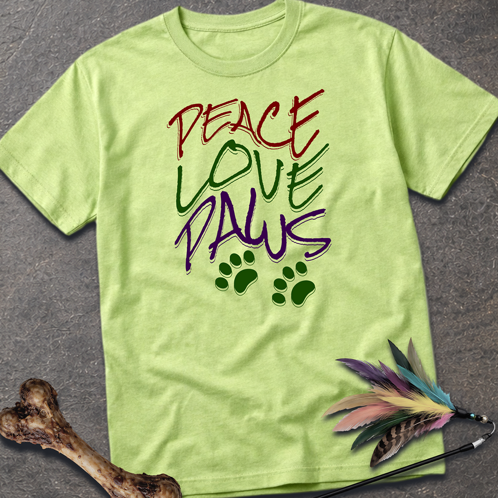 Peace, Love, Paws T-Shirt