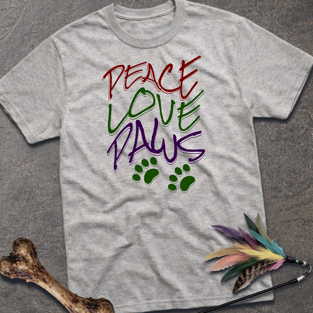 Peace, Love, Paws T-Shirt