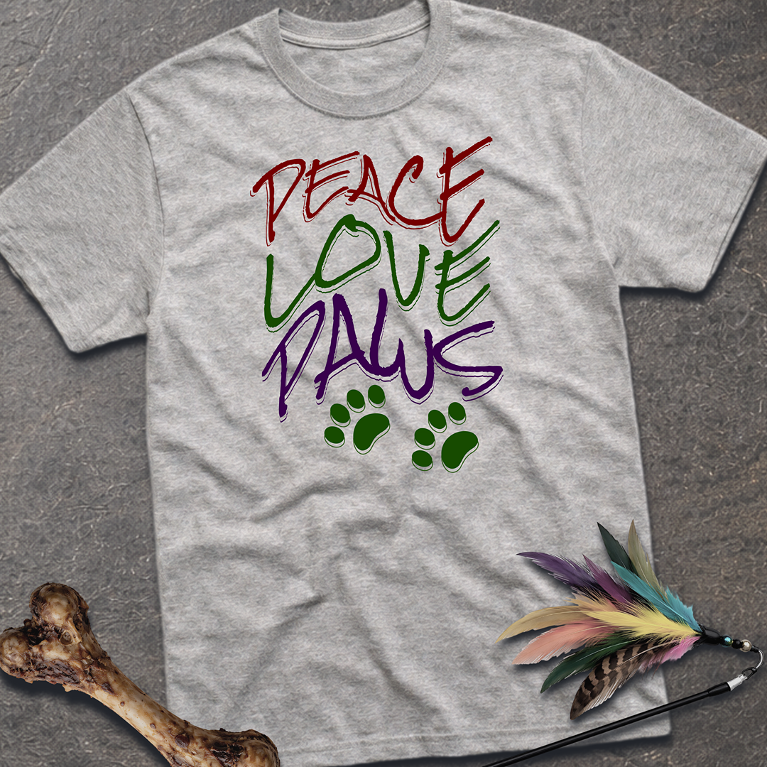 Peace, Love, Paws T-Shirt