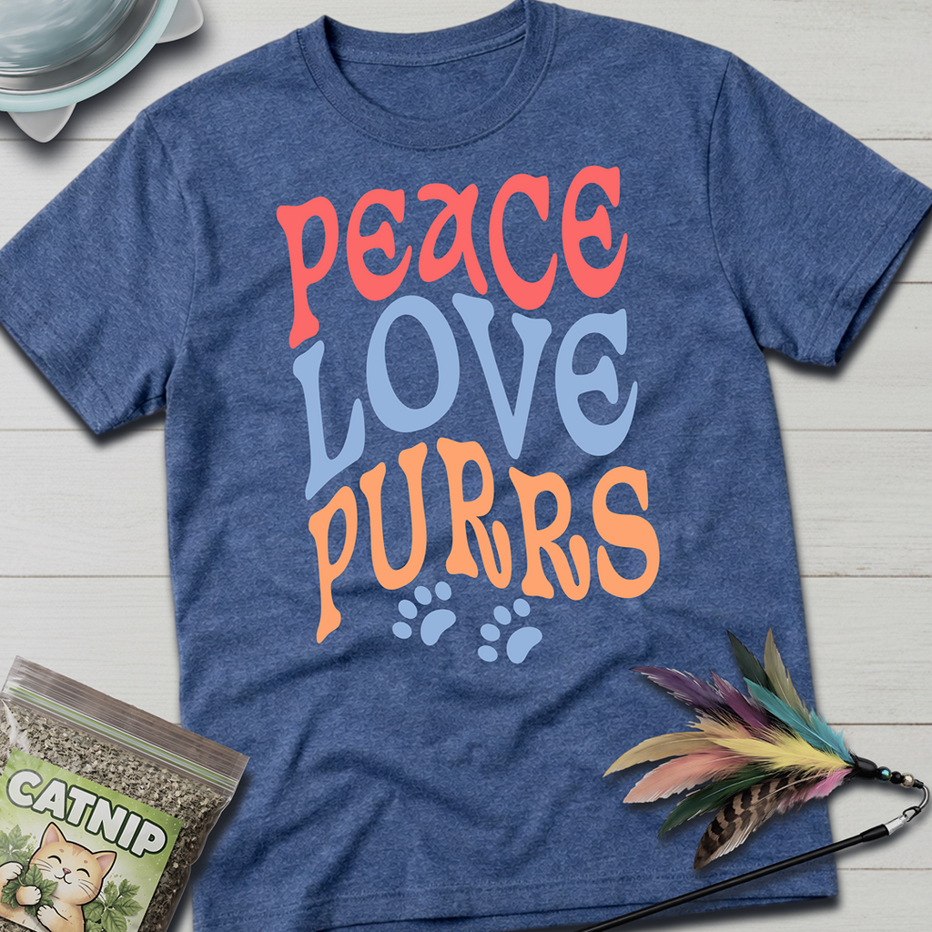 Peace, Love, Purrs T-Shirt