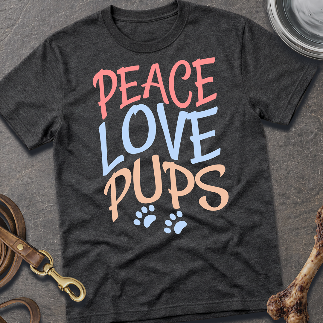 Peace, Love, Pups T-Shirt