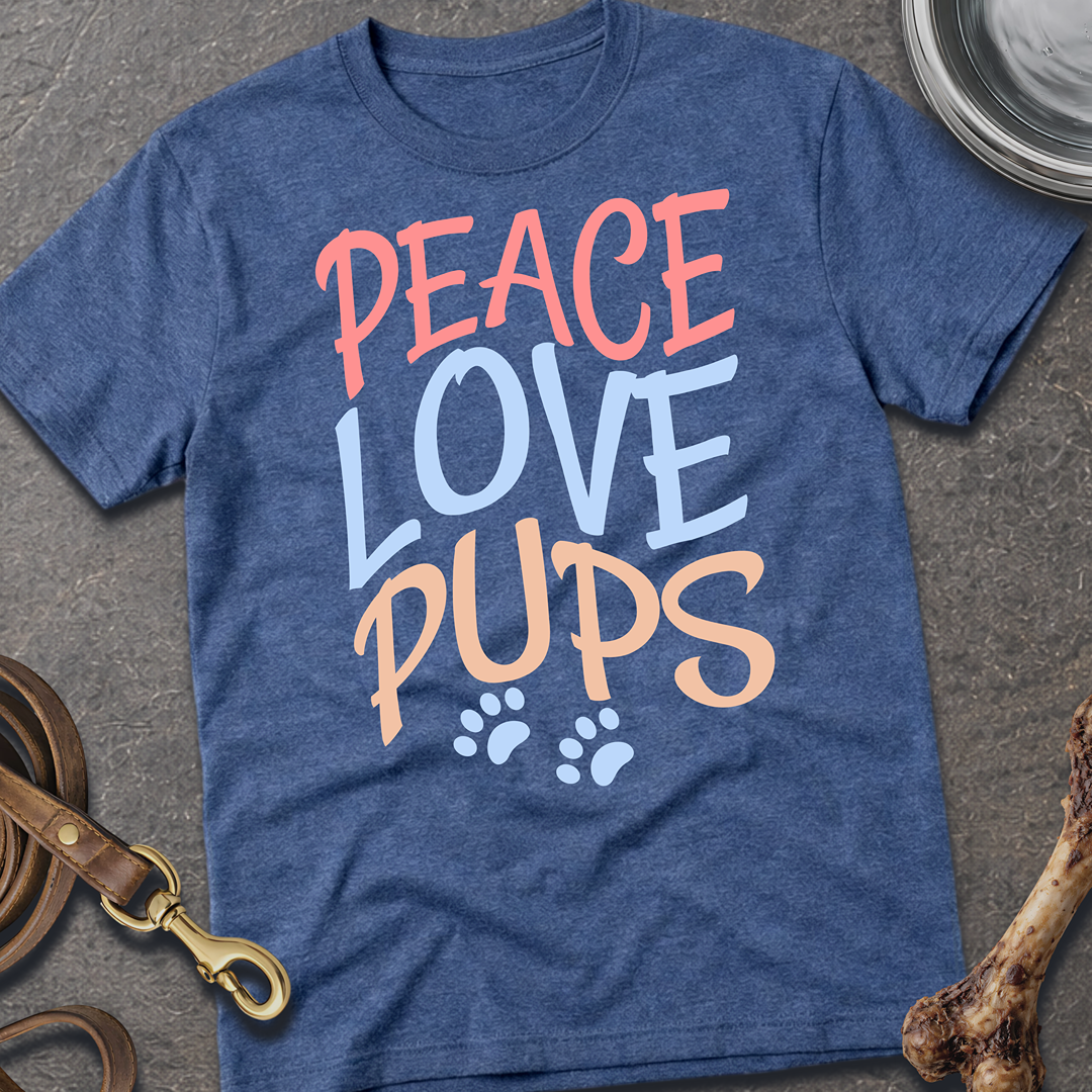 Peace, Love, Pups T-Shirt
