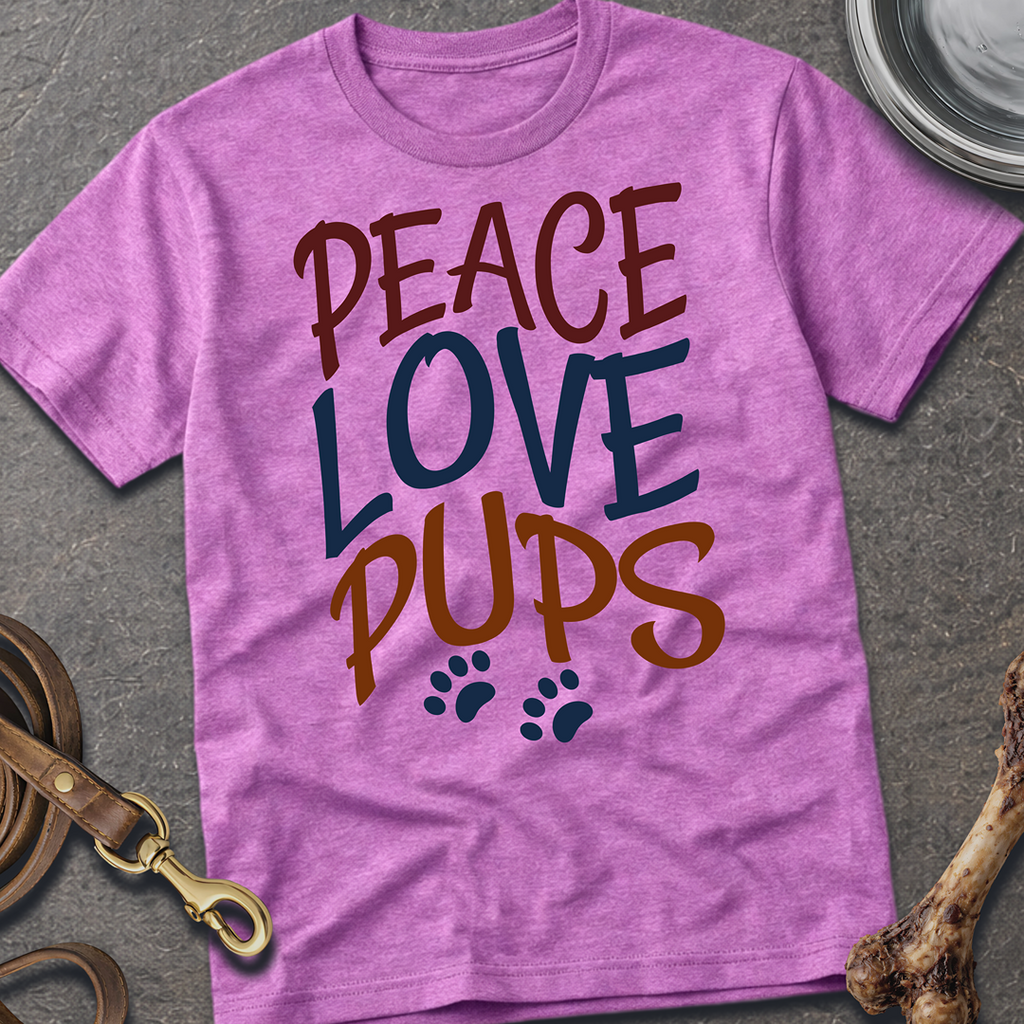 Peace, Love, Pups T-Shirt