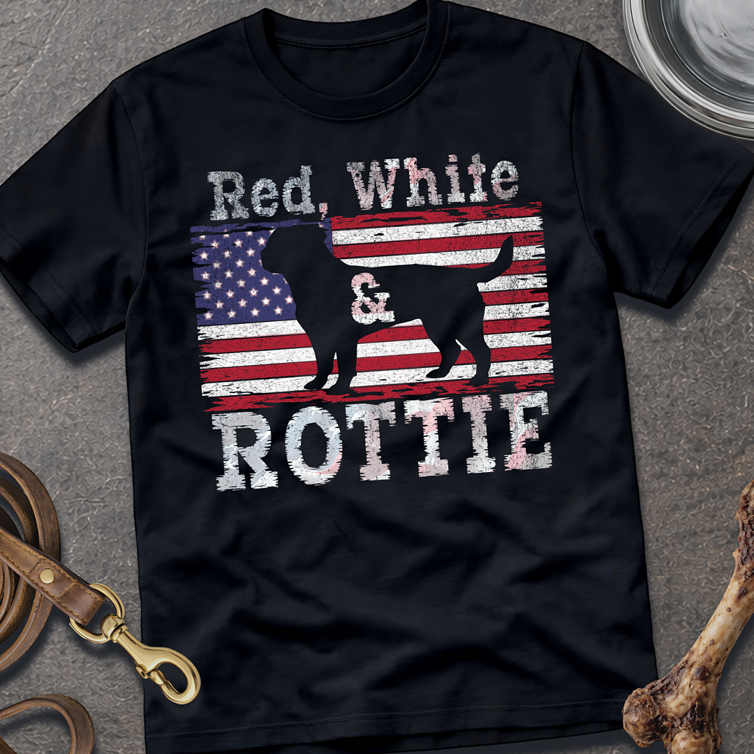 Red, White & Rottie T-Shirt