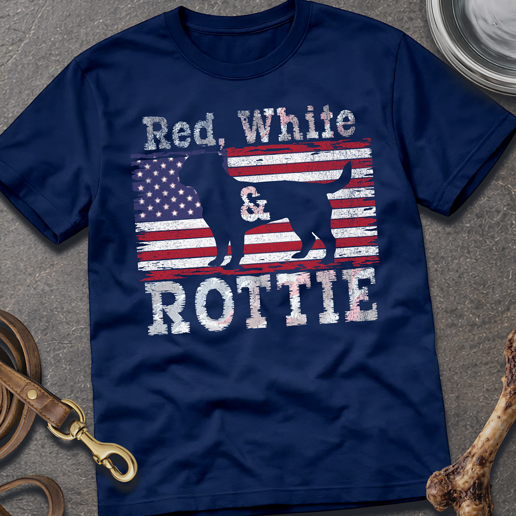 Red, White & Rottie T-Shirt