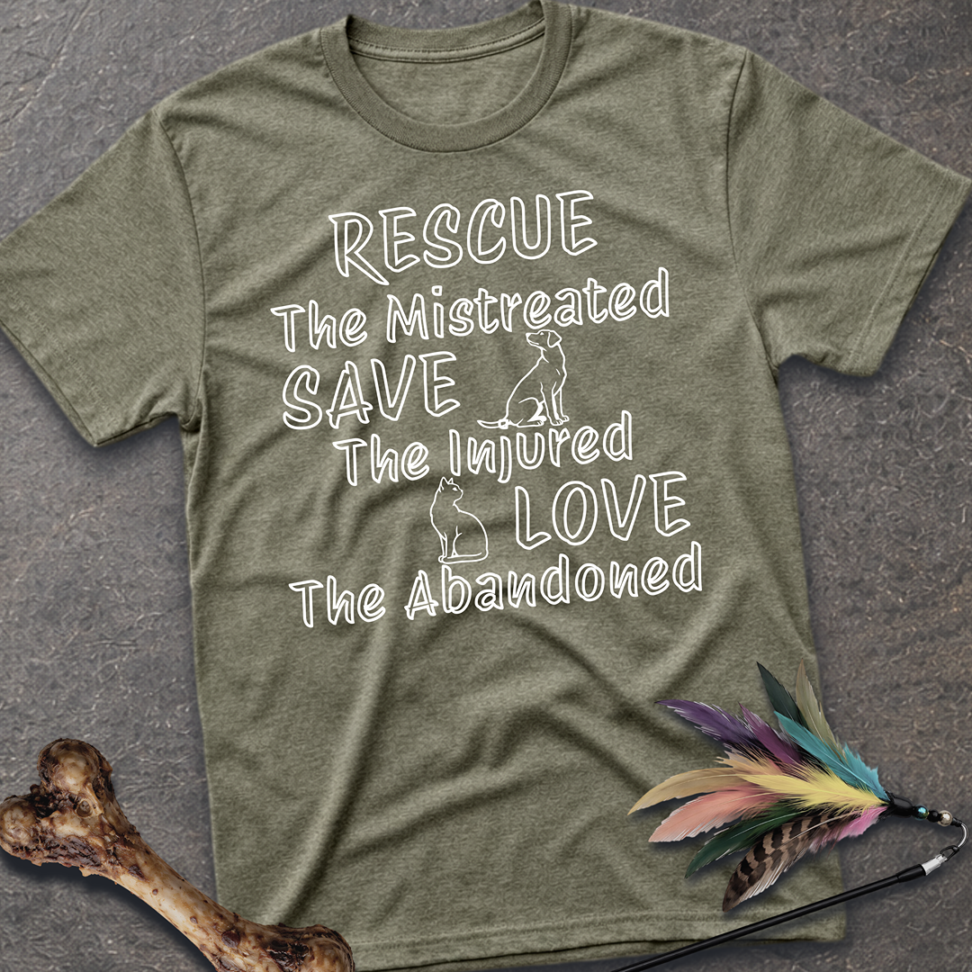 Rescue, Save, Love T-Shirt