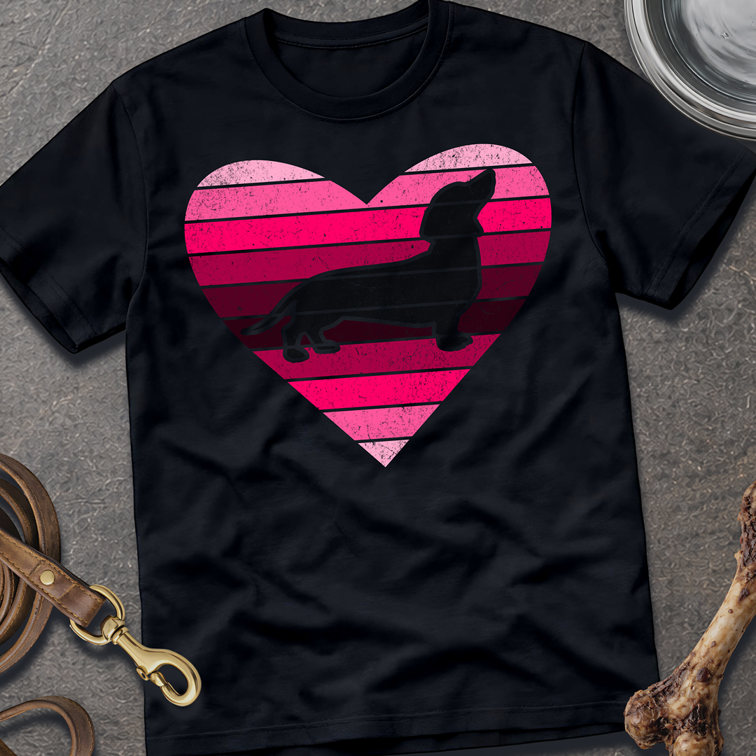 Retro Heart- Pink T-Shirt