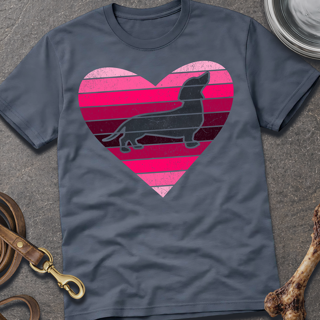 Retro Heart- Pink T-Shirt