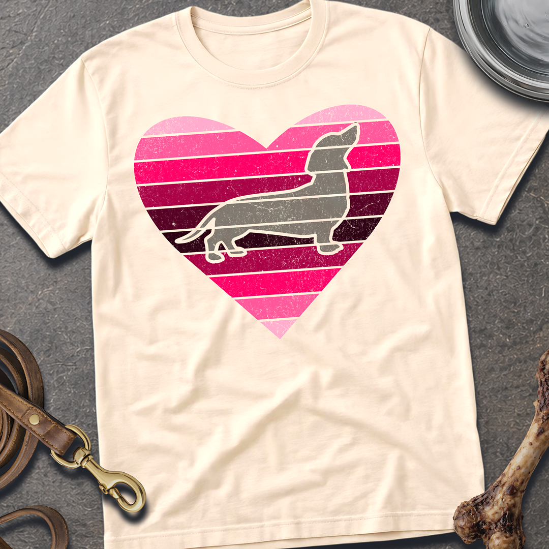 Retro Heart- Pink T-Shirt