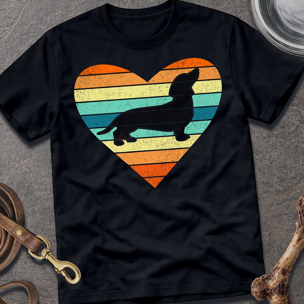 Retro Heart- Sunset T-Shirt