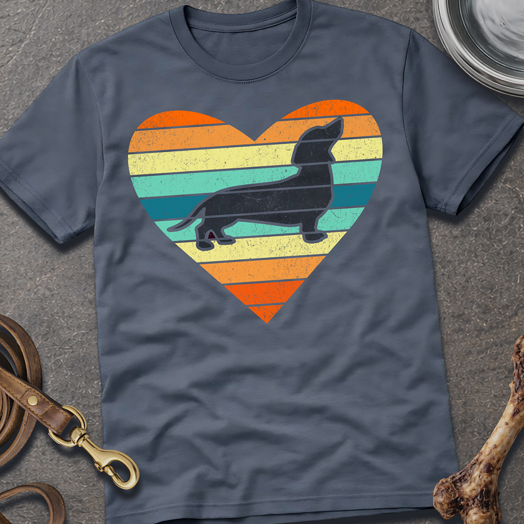 Retro Heart- Sunset T-Shirt