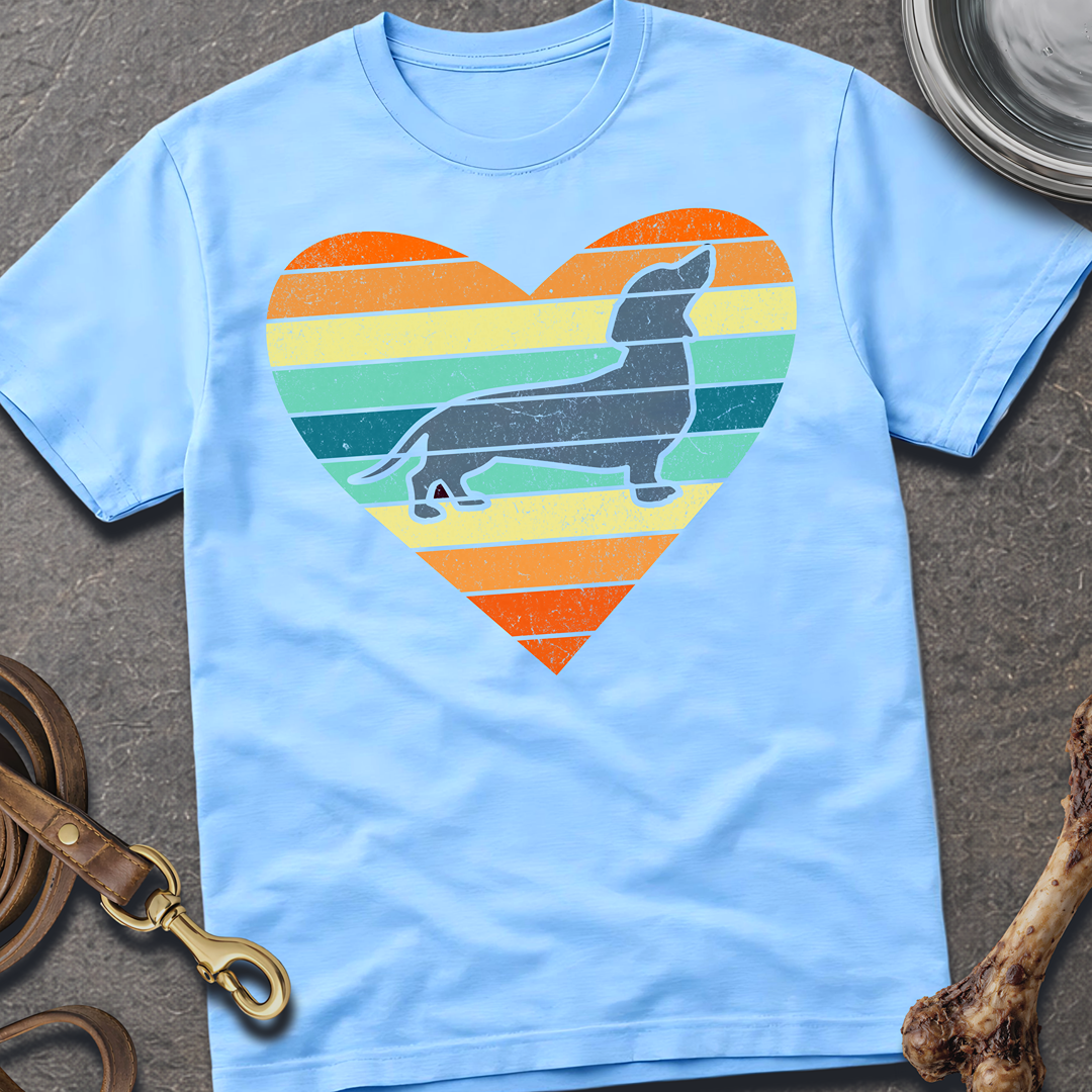Retro Heart- Sunset T-Shirt