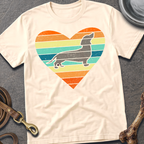 Retro Heart- Sunset T-Shirt
