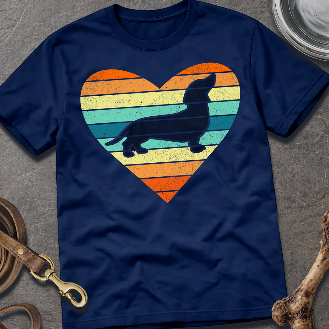 Retro Heart- Sunset T-Shirt