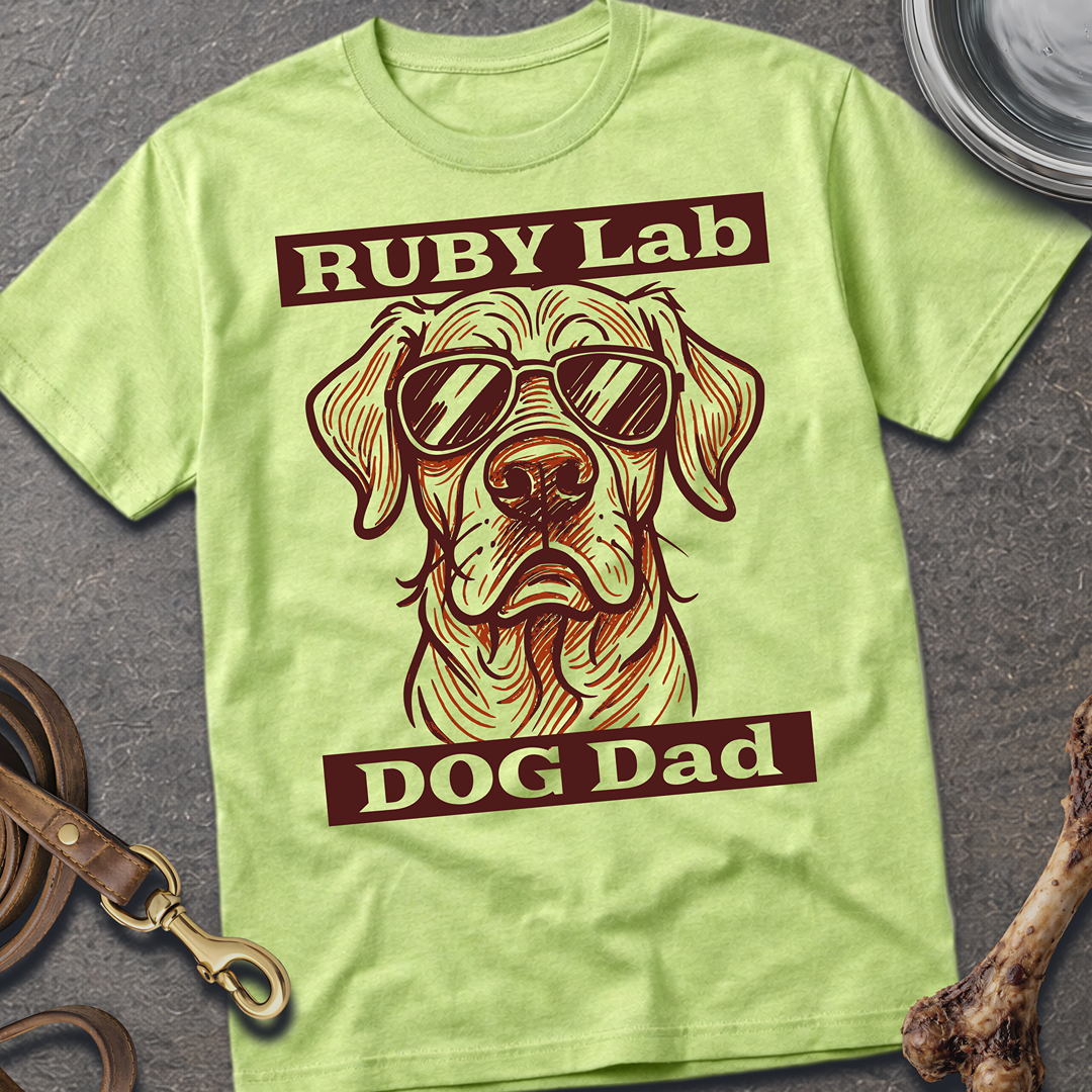 Ruby Lab Dog Dad T-Shirt