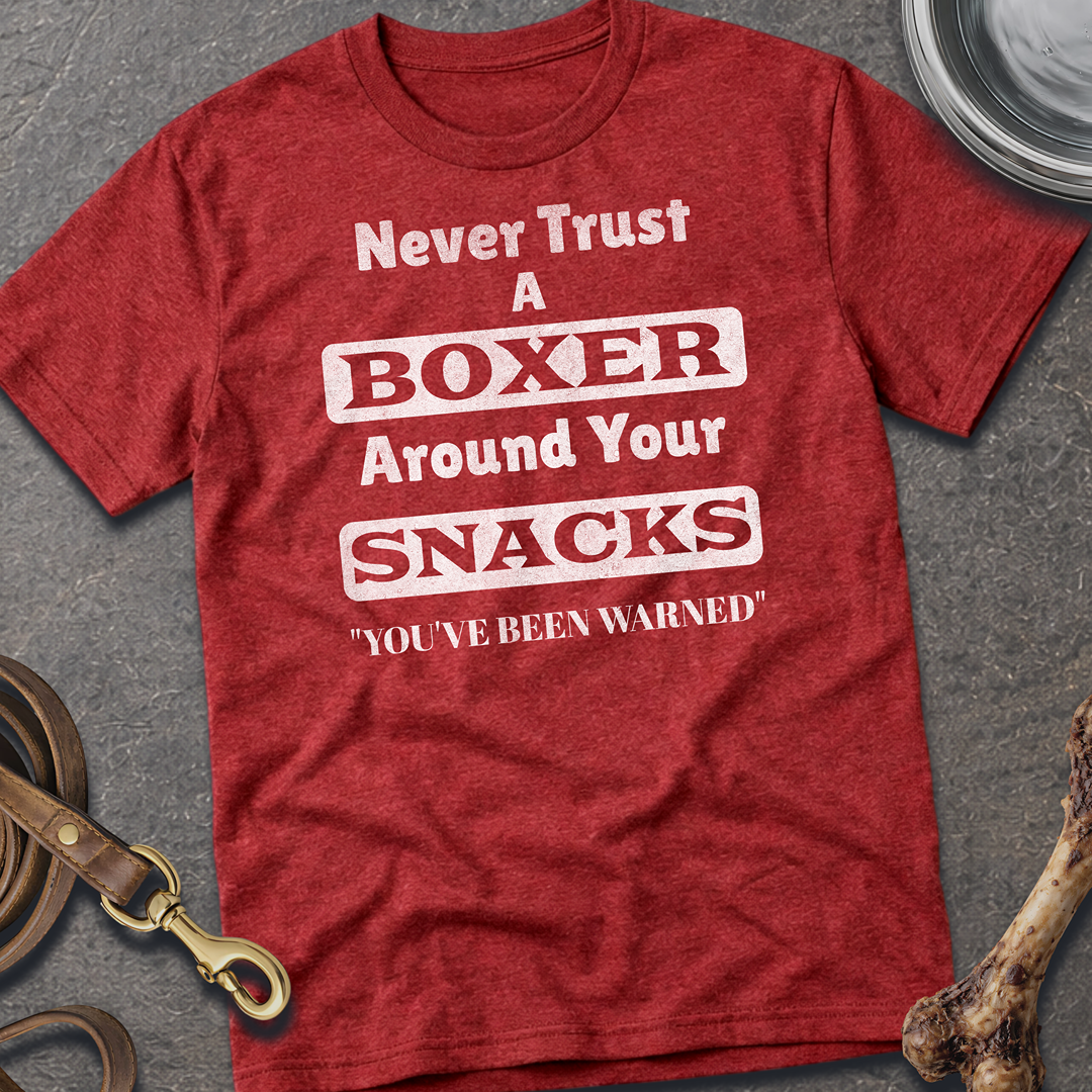 Warned Boxer T-Shirt