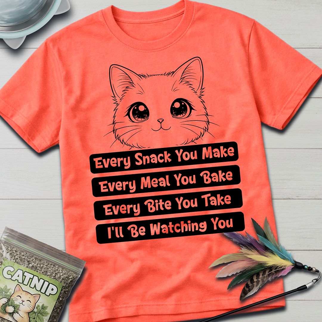 Watching You Cat T-Shirt