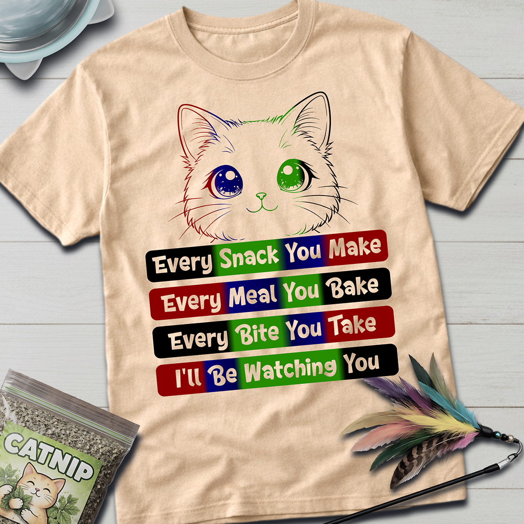 Watching You Cat T-Shirt