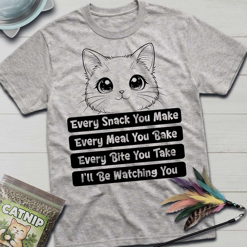 Watching You Cat T-Shirt