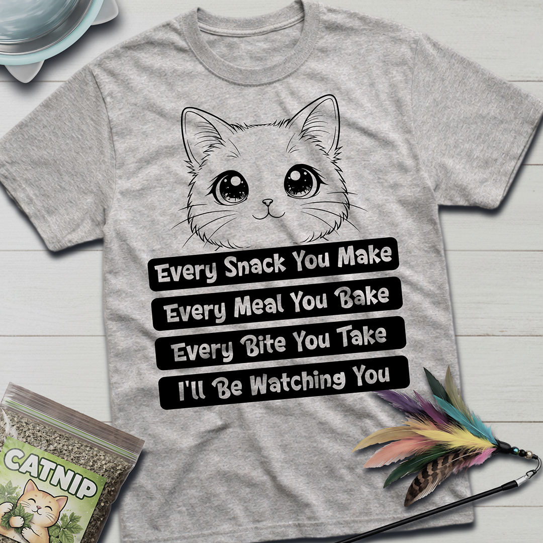 Watching You Cat T-Shirt