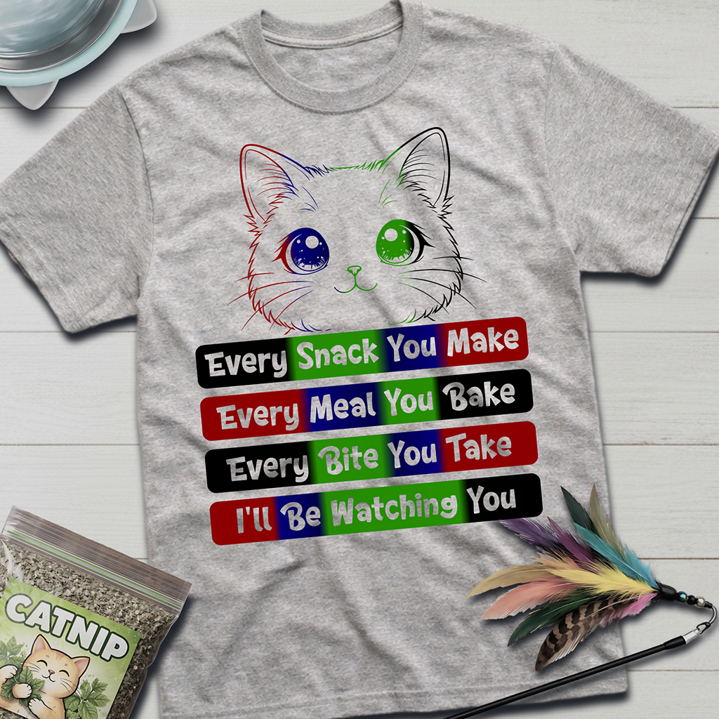 Watching You Cat T-Shirt