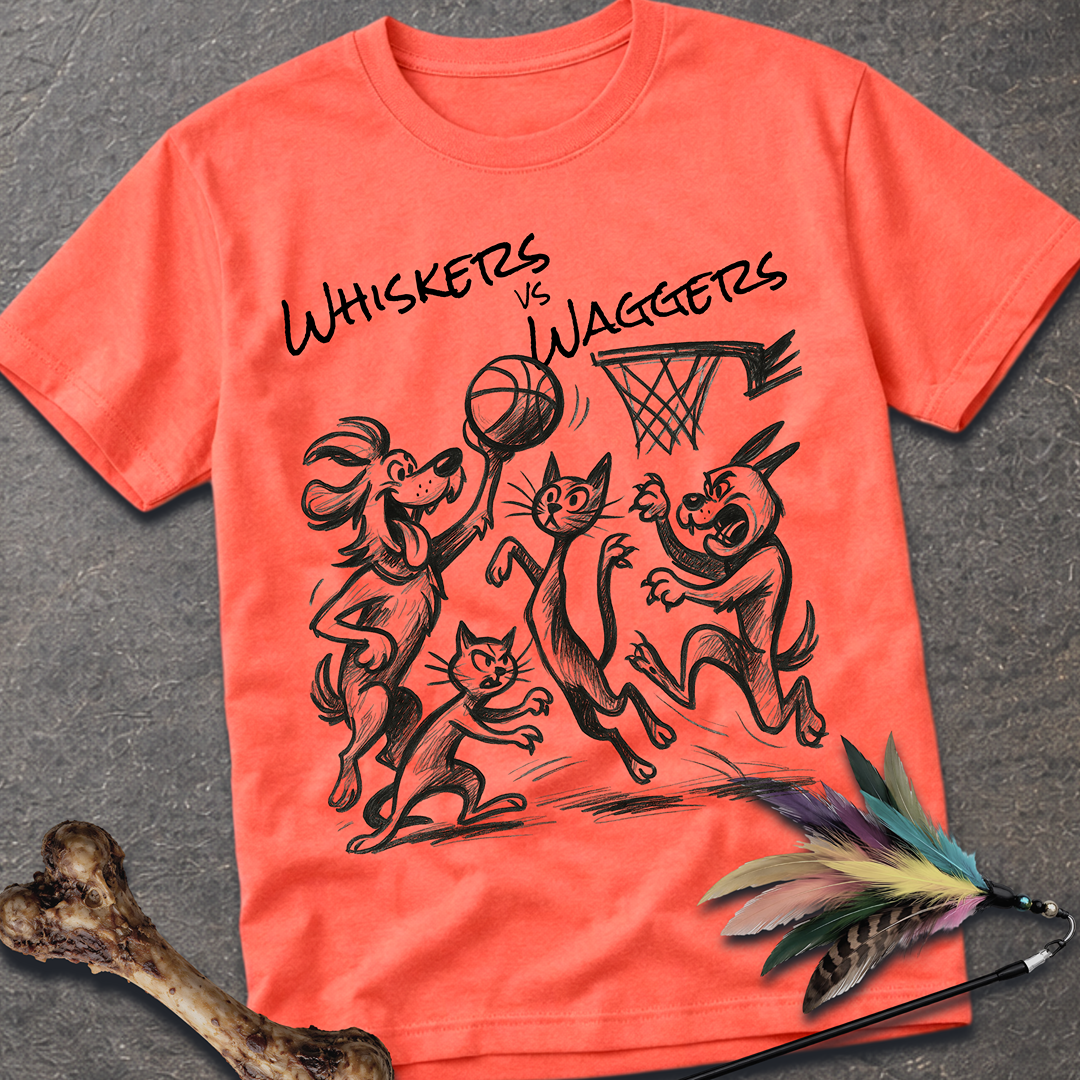 Whiskers vs Waggers T-Shirt