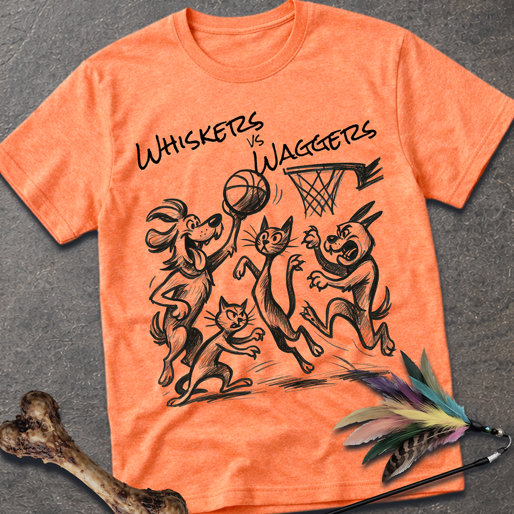 Whiskers vs Waggers T-Shirt