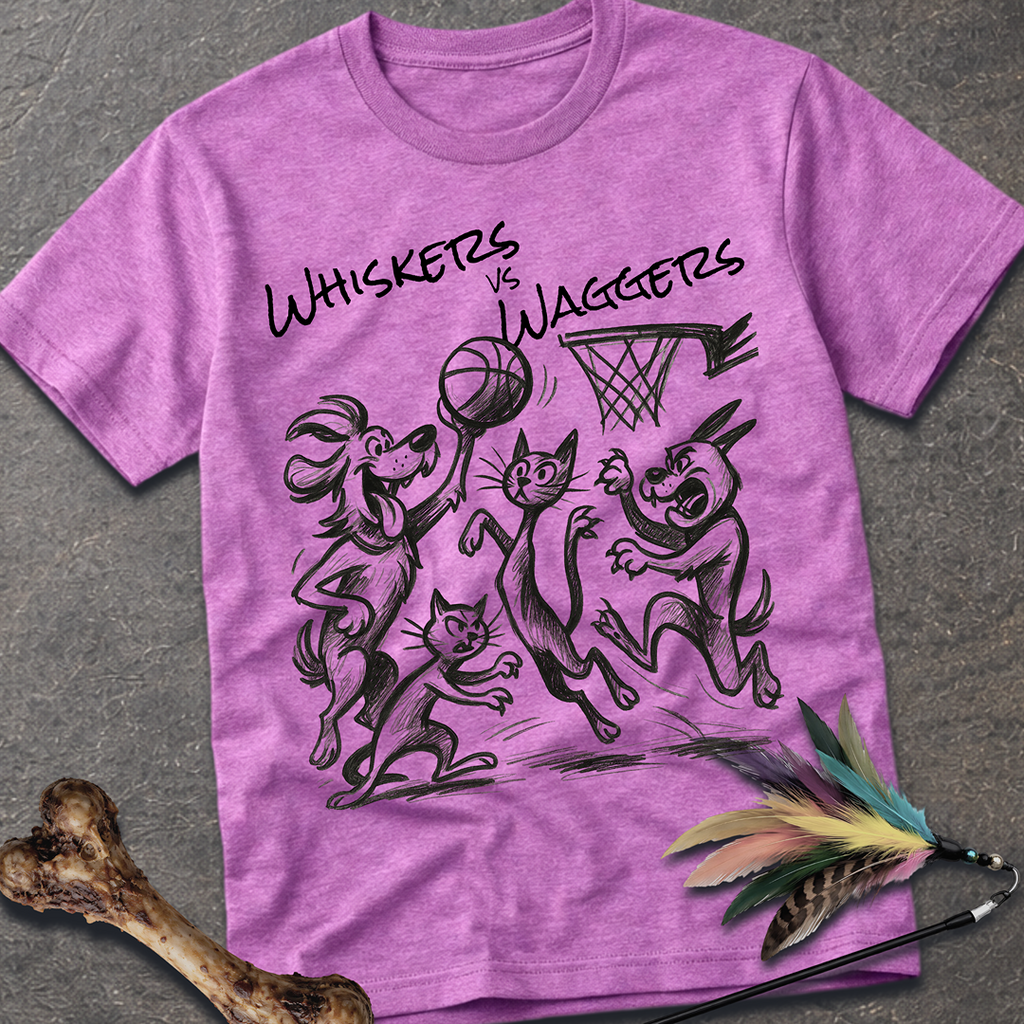 Whiskers vs Waggers T-Shirt