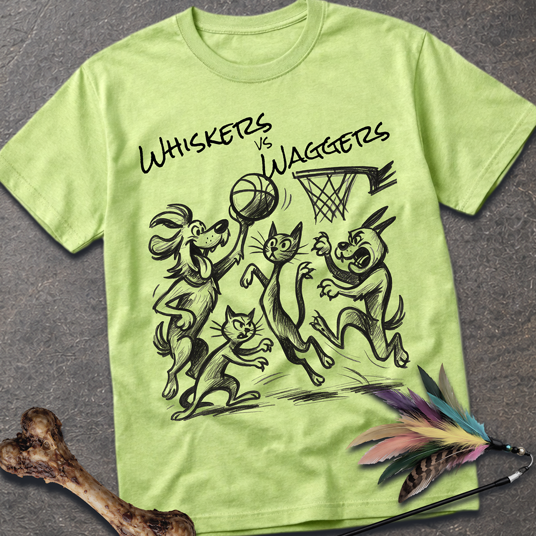 Whiskers vs Waggers T-Shirt